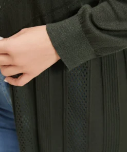 Supersoft Essentials Solid Open Front Geo Eyelet Cardigan -Clothing Shop 706759988 ze 7024563e 04ed 46a7 8d23 741a95554a83