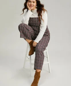 Christmas Geometric Adjustable Straps Jumpsuit -Clothing Shop 708443372 xr e24622e7 e692 44c5 ad46 bf3ce219b7b6