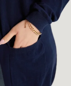 Supersoft Essentials Contrast Open Front Tunic Cardigan -Clothing Shop 71606274 im