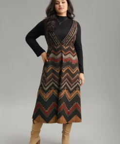 Bandana Print Pocket Sleeveless Dress