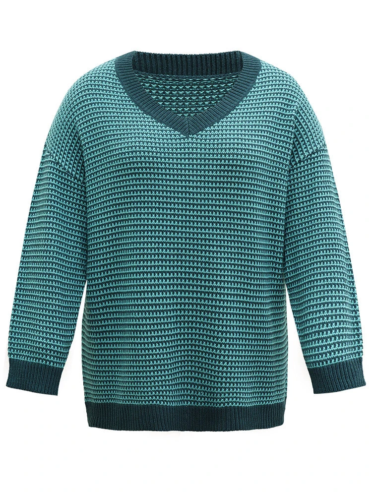 Solid Plisse V Neck Split Side Pullover 9 Solid Plisse V Neck Split Side Pullover - Image 7