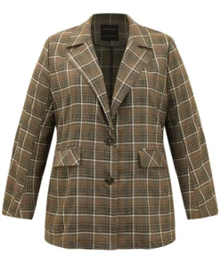 Plaid Flap Pocket Button Through Blazer -Clothing Shop 725162597 xi 7dfc2abc 15d0 4b00 bbdb 170feacb0f86
