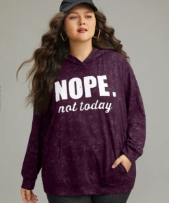 Letter Vintage Hooded Pocket Sweatshirt -Clothing Shop 733796675 lc 3e7d5f0d 946f 4667 9c20 070624171230