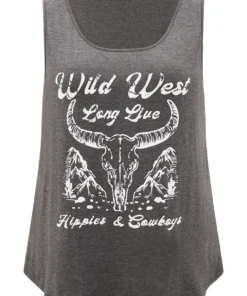 Western Country Graphic Crew Neck Tank Top 17 Western Country Graphic Crew Neck Tank Top -Clothing Shop 734023559 cw