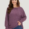 Plain Heather Elastic Cuffs Dolman Sleeve T-shirt 2 Plain Heather Elastic Cuffs Dolman Sleeve T-shirt -Clothing Shop 735811843 ct 327bcfb1 69ac 4db4 856d 6d459ce35e11