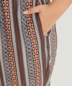 Bandana Striped Pocket Cami Jumpsuit -Clothing Shop 736477934 if