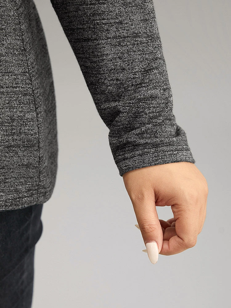 Heather Colorblock Contrast Crew Neck T-shirt 9 Heather Colorblock Contrast Crew Neck T-shirt - Image 7