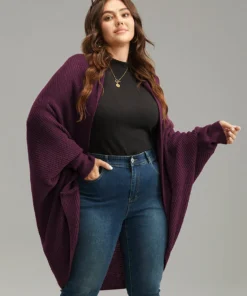 Solid Dolman Sleeve Arc Hem Cardigan 40 Solid Dolman Sleeve Arc Hem Cardigan -Clothing Shop 740176848 gq 15f17fc0 5fc2 4c29 a50d cb6d37924c1a
