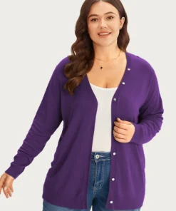 Supersoft Essentials Plain Button Detail Very Stretchy Cardigan 40 Supersoft Essentials Plain Button Detail Very Stretchy Cardigan -Clothing Shop 743844236 ja