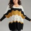 Contrast Cut Out Batwing Sleeve Pullover -Clothing Shop 743947559 oq 8a4c6d1d 72fd 4d19 a164 065f6c14c07d