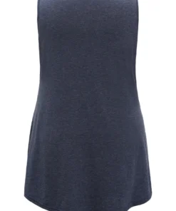 Sun Print High Low Hem Tank Top -Clothing Shop 746670067 xc