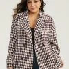 Halloween Gingham Tweed Plisse Double Breasted Coat 2 Halloween Gingham Tweed Plisse Double Breasted Coat -Clothing Shop 747316230 lp