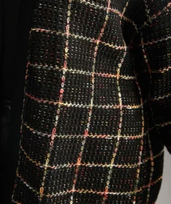 Heather Plaid Elastic Cuffs Cardigan 14 Heather Plaid Elastic Cuffs Cardigan -Clothing Shop 748676017 zs