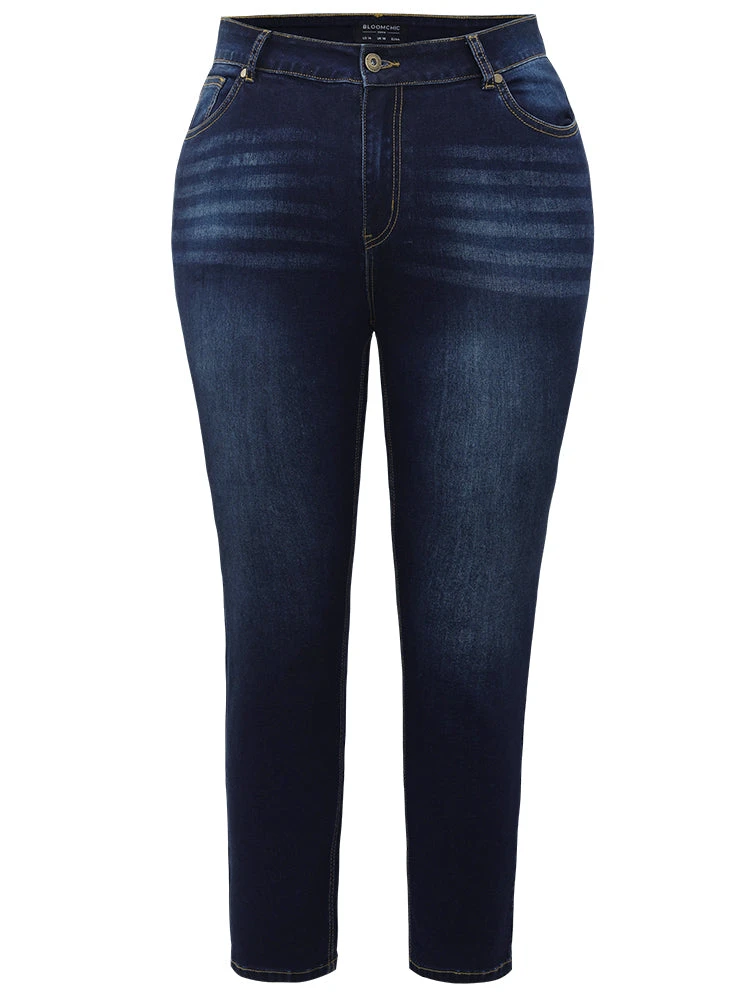 Plain Skinny Straight Leg Jeans 9 Plain Skinny Straight Leg Jeans - Image 7