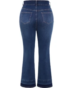 Flare Leg Very Stretchy Dark Wash Contrast Patchwork Jeans -Clothing Shop 751956750 ws 231b5896 b1b1 48f3 8c39 75e728ecc0c2
