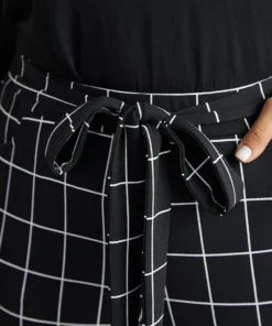 Plaid Elastic Waist Ties Bodycon Pants 16 Plaid Elastic Waist Ties Bodycon Pants -Clothing Shop 756931686 ty