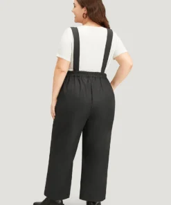 Halloween Bat Print Pocket Overall Cami Jumpsuit -Clothing Shop 757176611 pk 4f5b440c 9831 4006 af76 c577e585b833