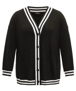 Halloween Patchwork Striped Pocket Button Up Rib Knit Coat 21 Halloween Patchwork Striped Pocket Button Up Rib Knit Coat -Clothing Shop 758482944 cn 895c3b79 5b8e 48ca 95a9 5b83cc421dd4