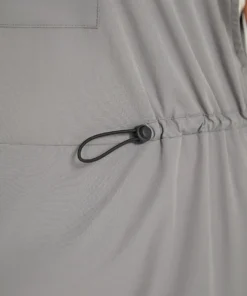 Solid Flap Pocket Drawstring Side Overall Jumpsuit -Clothing Shop 763397708 vo