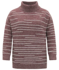 Striped Heather Turtleneck Split Hem Pullover 19 Striped Heather Turtleneck Split Hem Pullover -Clothing Shop 76469475 da 4c6a0363 82d7 4792 b491 b375054e4add