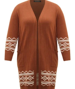 Supersoft Essentials Bandana Split Side Cardigan -Clothing Shop 768148524 kp