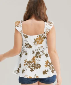 Floral Print Babydoll Ruffles Trim Cami Top -Clothing Shop 769793678 bq ab5a5e8b 9d5b 4bed b460 8b0242690523