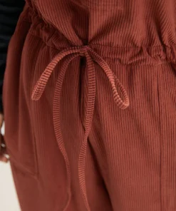 Plain Textured Drawstring Adjustable Straps Jumpsuit -Clothing Shop 770319085 ld 4e8a8d8a 11d3 4160 a5e0 369b6464aad3