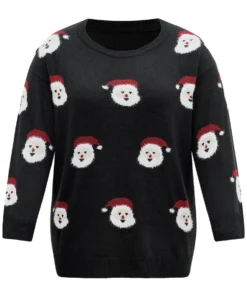 Christmas Santa Claus Round Neck Pullover 25 Christmas Santa Claus Round Neck Pullover -Clothing Shop 771676790 na