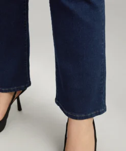 Solid Elastic Waist Straight Leg Jeans -Clothing Shop 771804899 jm f1ca023f 13ae 48fa a02f 47b0593f925a