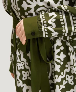 Boho Print Pocket Button Through Belted Contrast Dress 15 Boho Print Pocket Button Through Belted Contrast Dress -Clothing Shop 774485847 io