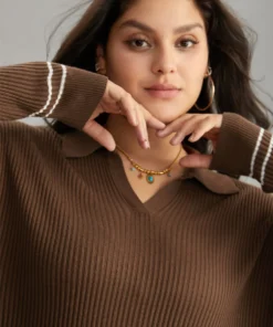 Supersoft Essentials Polo Striped Contrast Pullover 12 Supersoft Essentials Polo Striped Contrast Pullover -Clothing Shop 776569196 yr 9505c6cb 6464 4e18 aafe dbd767c47c00