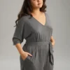 Solid Belted Pocket Sleep Romper -Clothing Shop 778827622 ka ee964ea9 34eb 4374 a619 f5375d125d7e