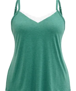 Plain Guipure Lace Sleep Cami Top 13 Plain Guipure Lace Sleep Cami Top -Clothing Shop 780648281 lo