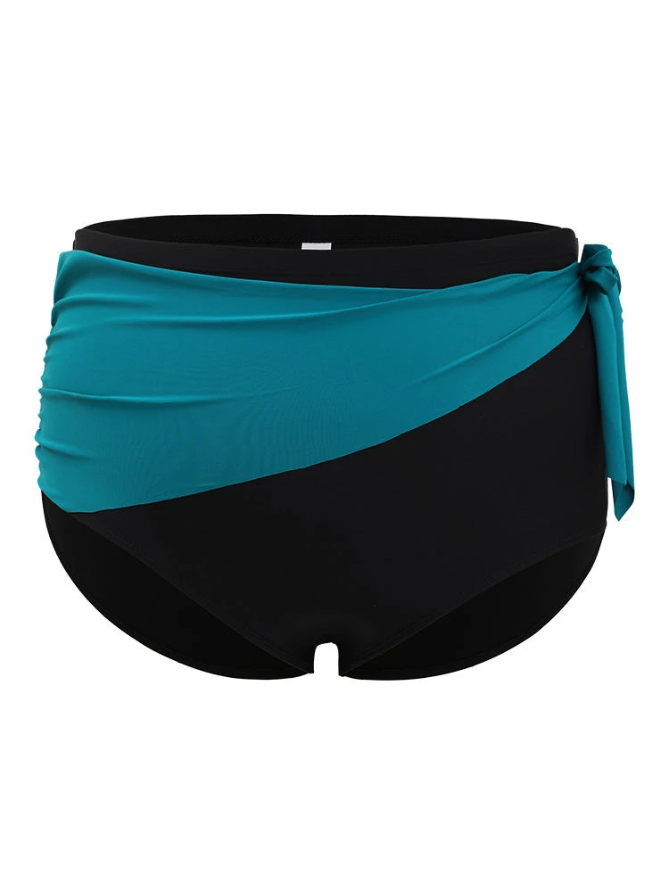 Two Tone Knot Side Bikini Bottom 10 Two Tone Knot Side Bikini Bottom - Image 8