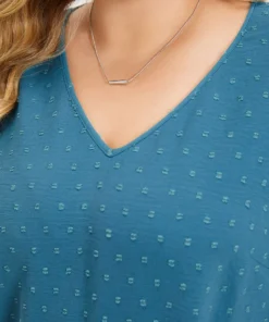 Polka Dot V Neck Ruffle Layered Sleeve Bodysuit -Clothing Shop 782335003 fb