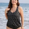 Polka Dot Sleeveless Tankini Top -Clothing Shop 783808032 an 107a6a71 bc94 4807 ac83 eed312dc3f9a
