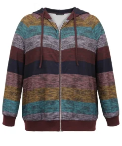 Heather Colorblock Contrast Pocket Hooded Sweatshirt 13 Heather Colorblock Contrast Pocket Hooded Sweatshirt -Clothing Shop 784266481 ue