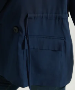 Anti-Wrinkle Button Up Drawstring Pocket Blazer -Clothing Shop 790458959 bt 3aa0c305 4d5a 41d0 9904 03b9d523cec2