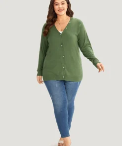 Supersoft Essentials Plain Button Detail Very Stretchy Cardigan 27 Supersoft Essentials Plain Button Detail Very Stretchy Cardigan -Clothing Shop 790749083 ak