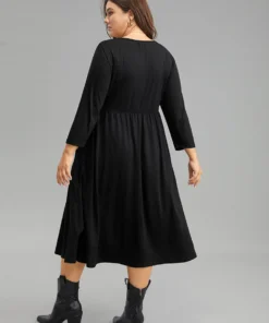 Supersoft Essentials Square Neck Ruched Dress 15 Supersoft Essentials Square Neck Ruched Dress -Clothing Shop 793761142 ro