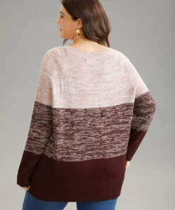 Colorblock Contrast Heather Button Detail Pullover 35 Colorblock Contrast Heather Button Detail Pullover -Clothing Shop 796931975 tl aee24cb1 bad1 464c bc24 618fe3fe5cf3