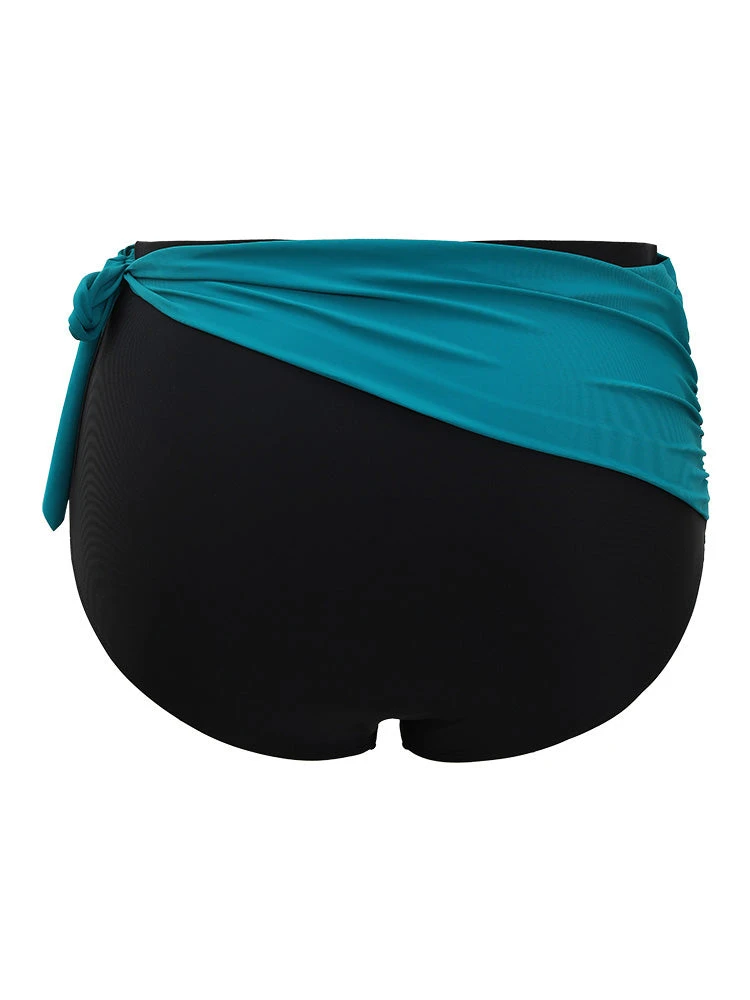 Two Tone Knot Side Bikini Bottom 11 Two Tone Knot Side Bikini Bottom - Image 9