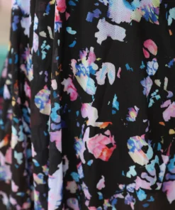 Graphic Print Ruffles Crisscross Deep V Neck Swim Dress 19 Graphic Print Ruffles Crisscross Deep V Neck Swim Dress -Clothing Shop 797080906 zy