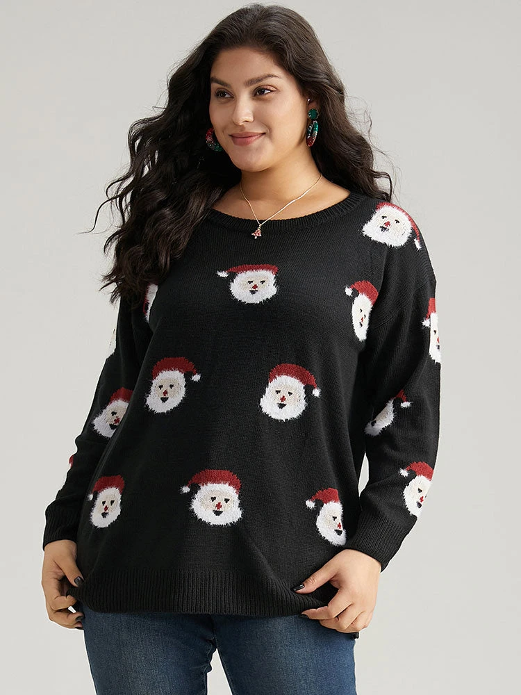 Christmas Santa Claus Round Neck Pullover 6 Christmas Santa Claus Round Neck Pullover - Image 4
