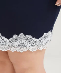 Solid Contrast Lace Cami Bodycon Dress -Clothing Shop 7 9f010981 0962 4e55 a298 85b4c163228f