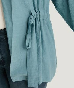 Anti-Wrinkle Plain Suit Collar Drawstring Ties Blazer -Clothing Shop 801151800 bx 0ebbc4f6 fb65 471d b5bc cfc11802cb26