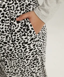 Halloween Leopard Print Elastic Waist Sleep Pants 13 Halloween Leopard Print Elastic Waist Sleep Pants -Clothing Shop 802202410 on