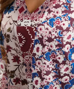 Bandana Print Patchwork Bell Sleeve Blouse -Clothing Shop 802232110 ga 3a00d8e4 85fa 4d09 a896 ee91534e9aa4