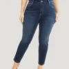Skinny Very Stretchy High Rise Dark Wash Ankle Jeans -Clothing Shop 803165519 ad