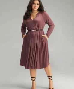 Supersoft Essentials Notched Elastic Waist Dress 12 Supersoft Essentials Notched Elastic Waist Dress -Clothing Shop 80472619 nl